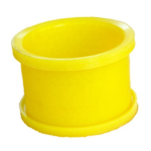 Customized yellow pu polyurethane bushing sheath wear resistance pu tube TPU rubber covers